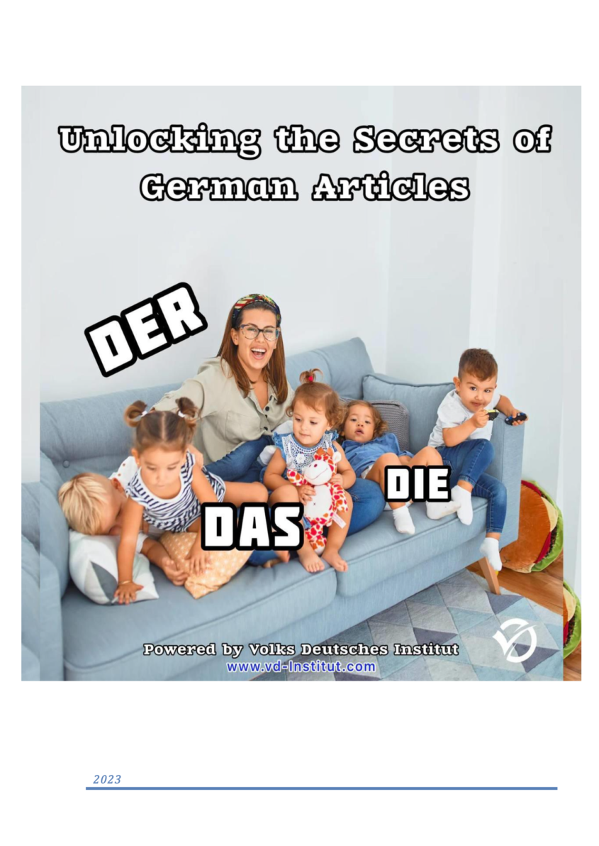 Secrets of German Articles